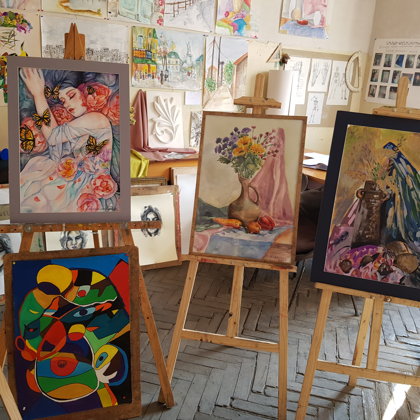 The Exhibition of YSCC Students' Paintings